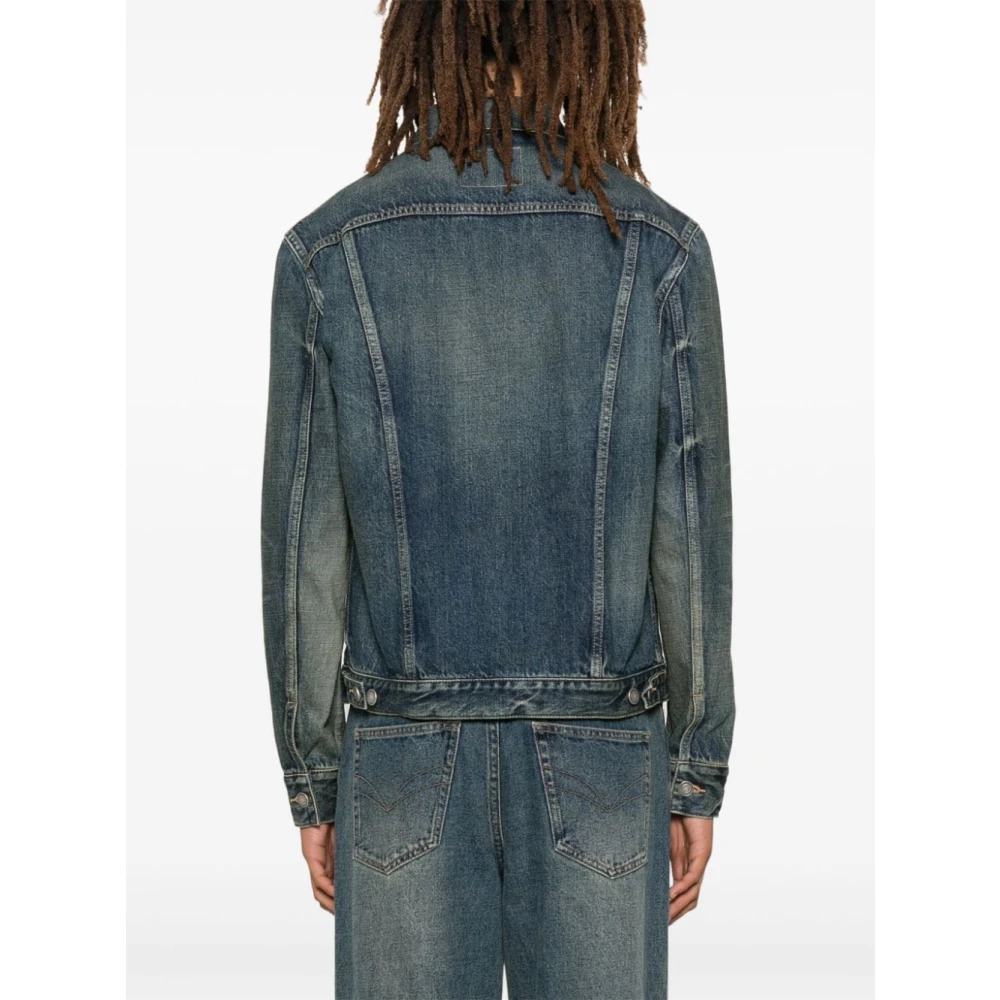 Saint Laurent Denim Jas Blue Heren
