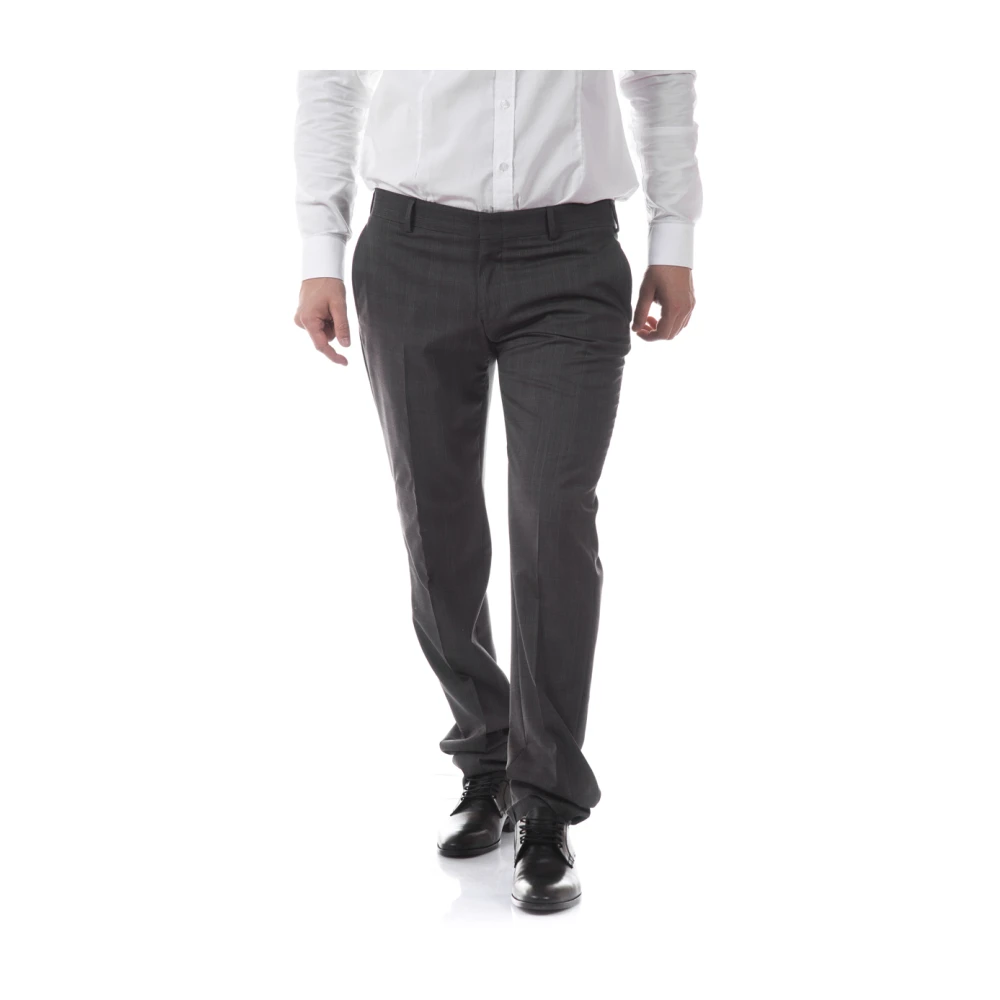 Daniele Alessandrini Gray Suit Trousers - Male - Suit Trousers - 2XL - Trousers