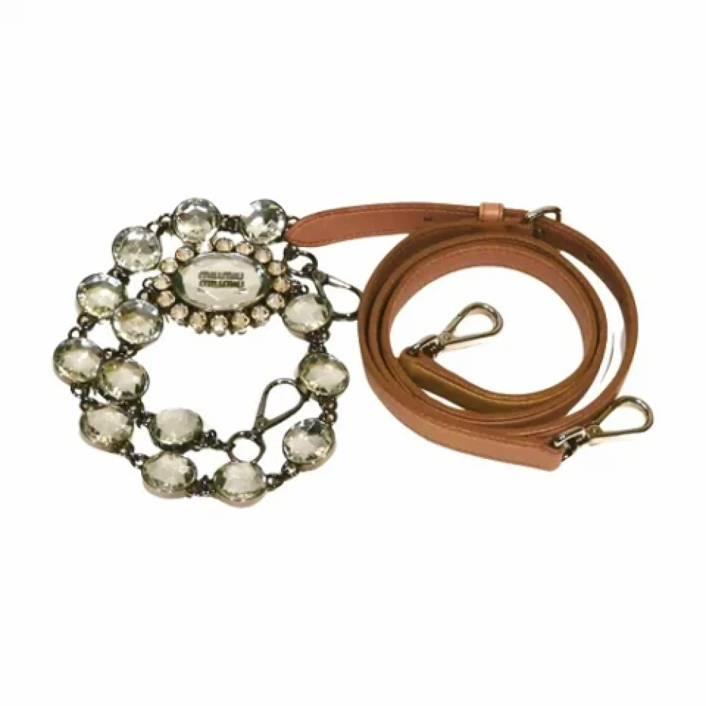 Miu Pre-owned Suede handbags Beige Dames