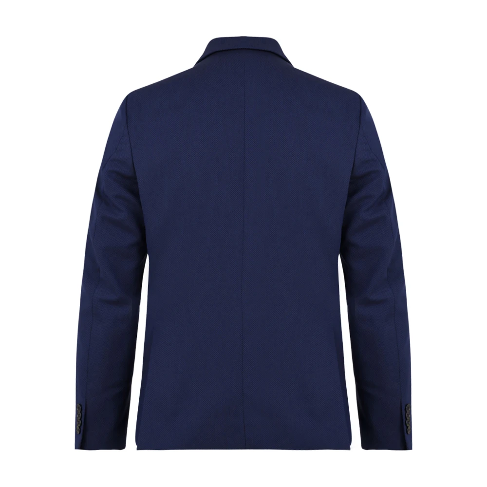 Daniele Alessandrini Blauwe Jassen Francesco Stijl Blue Heren