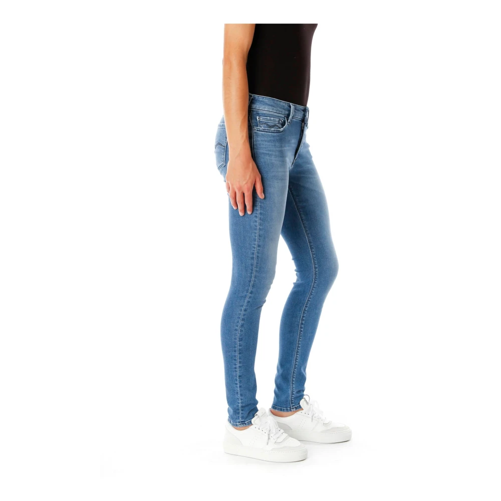 Replay Skinny Jeans Blue Dames