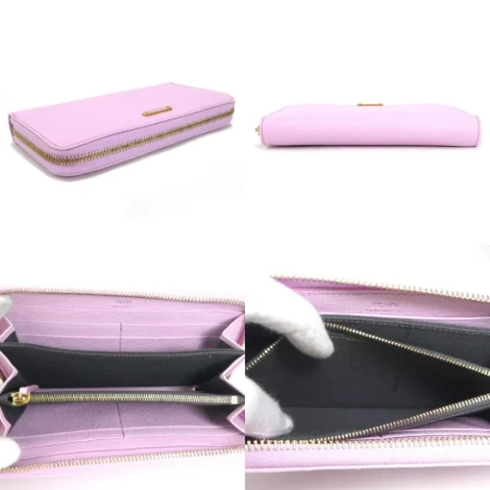 Fendi Vintage Pre-owned Leather wallets Pink Dames