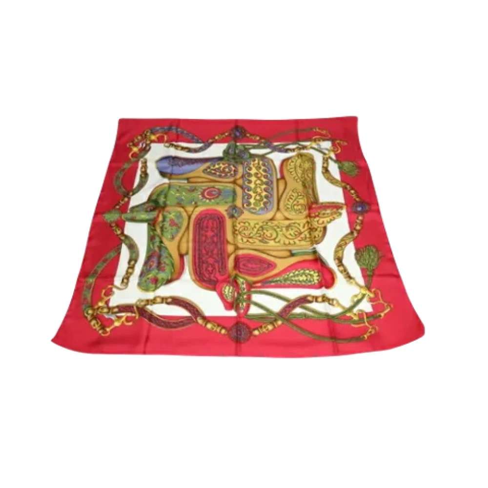 Pre-owned > Pre-owned Accessories > Pre-owned Scarves - - Hermès Vintage - Modalova