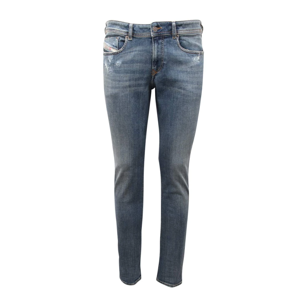 Diesel Men's Blue 1979 Sleenker Trousers - Slim Fit Jeans - W32 - Jeans