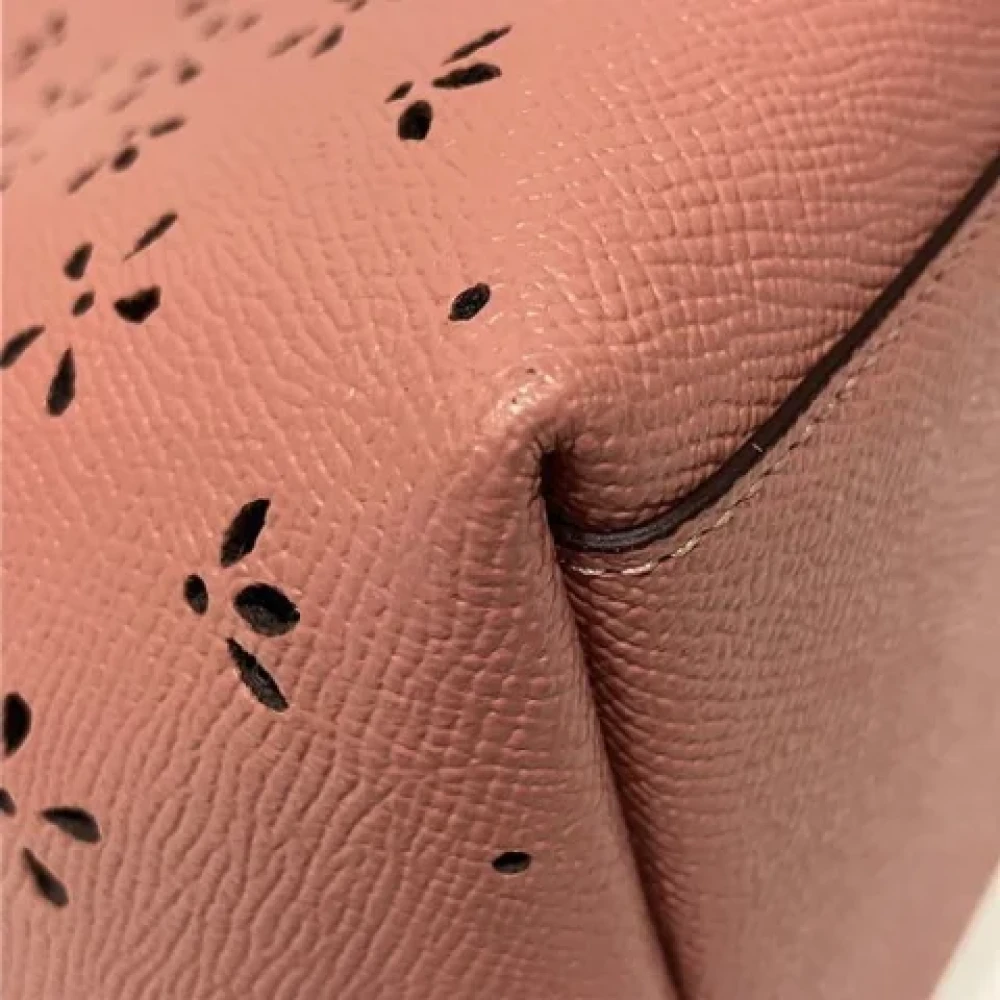 Coach Pre-owned Leather handbags Pink Dames