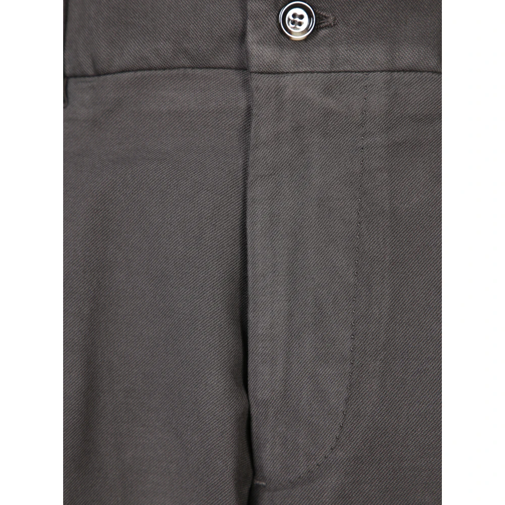 Dell'oglio Zwarte Broek voor Mannen Aw24 Black Heren