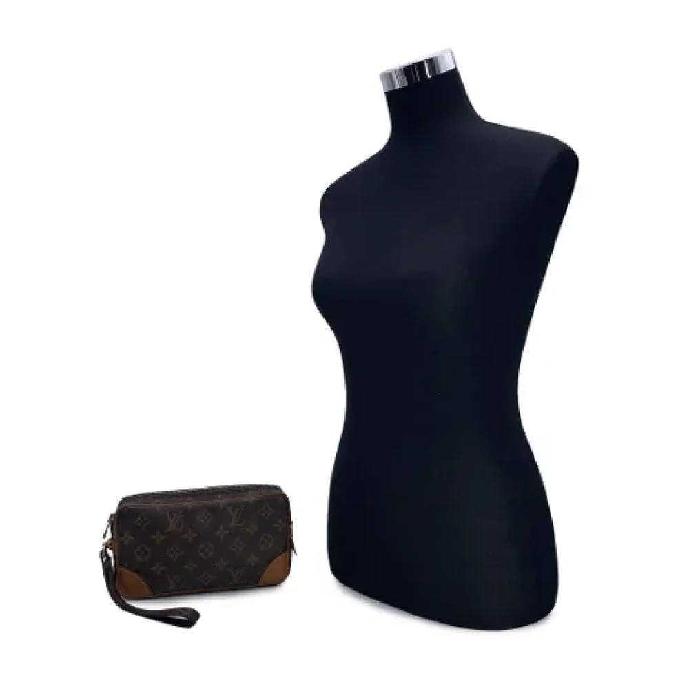 Louis Vuitton Vintage Pre-owned Leather clutches Brown Dames