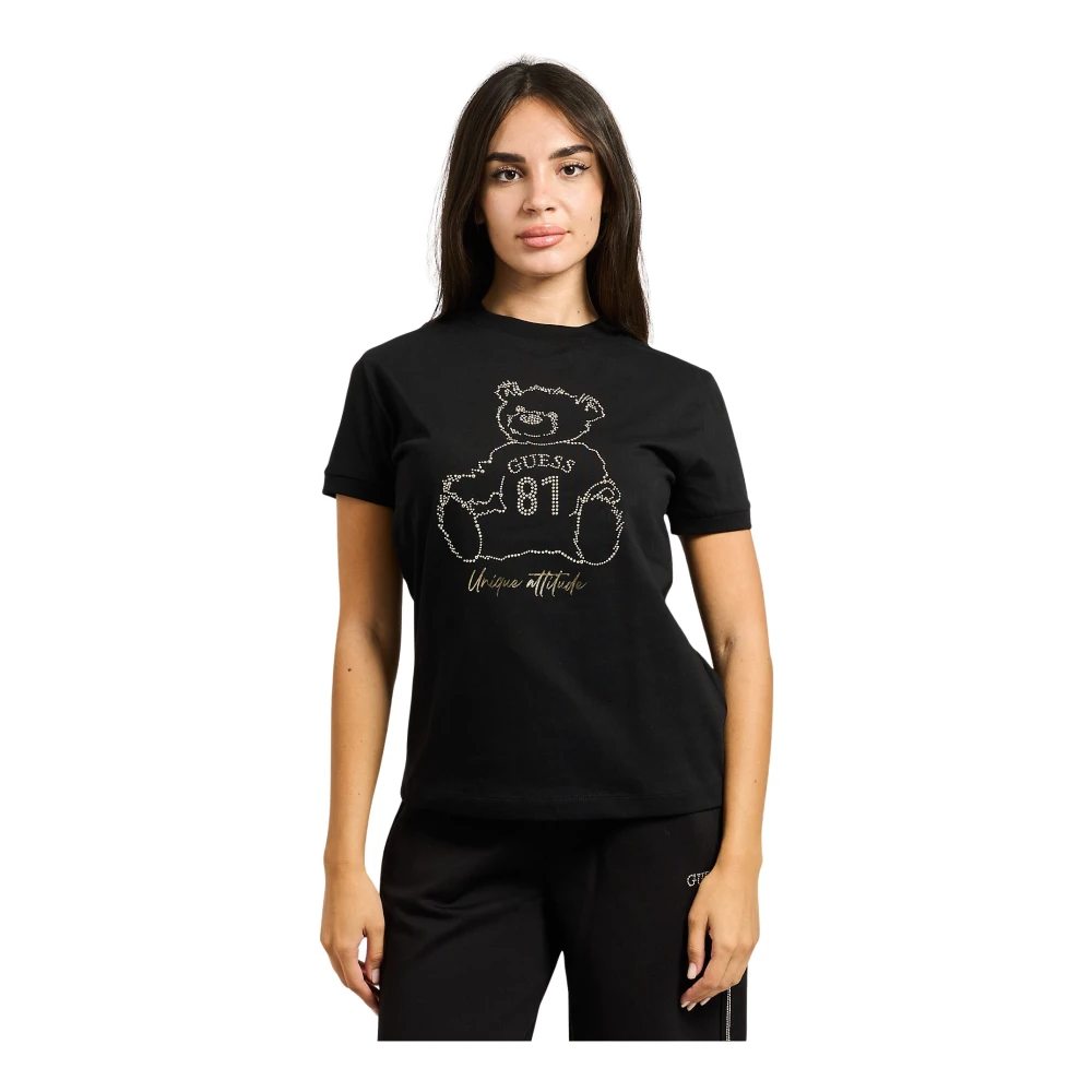 Guess - Tops > T-Shirts - Black - Guess - Modalova