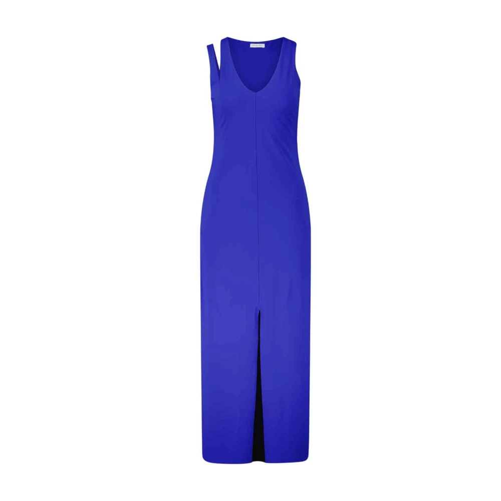 PATRIZIA PEPE Bodycon Jurk met Cut-Out Blue Dames