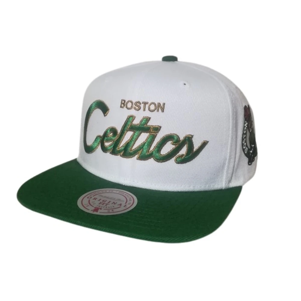 Mitchell & Ness Witte Celtics 94 Draft Snapback Pet White Unisex