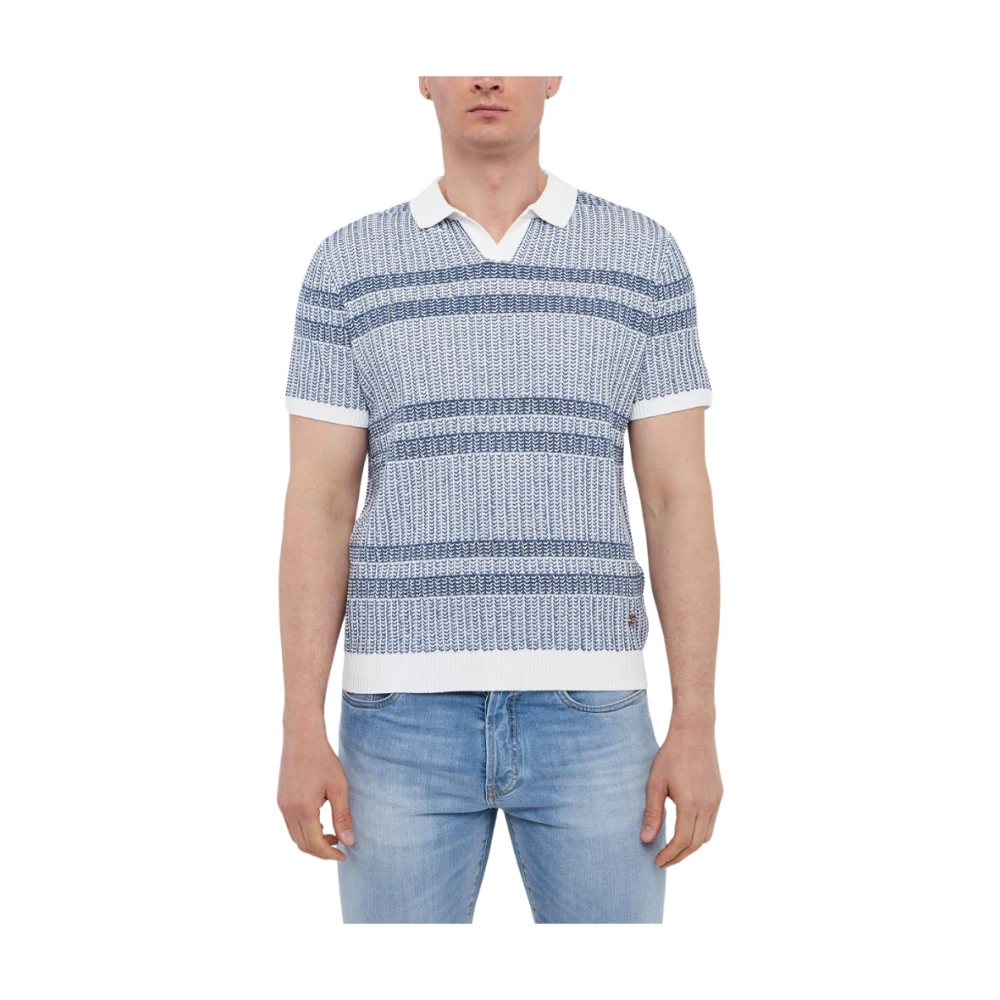 Liu Jo Uomo Blu - Maglieria Con Scollo A V - Knitwear - M