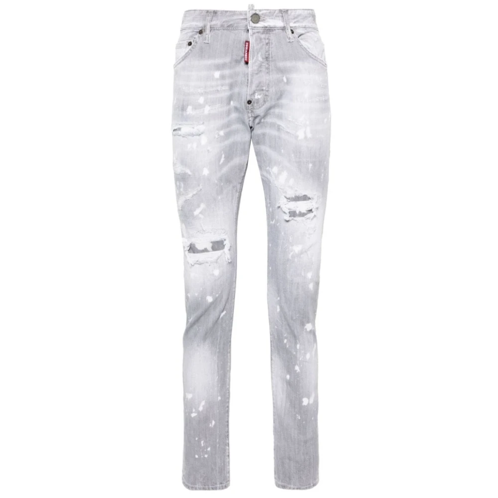 Dsquared2 Stijlvolle Jeans Pantalone Gray Heren