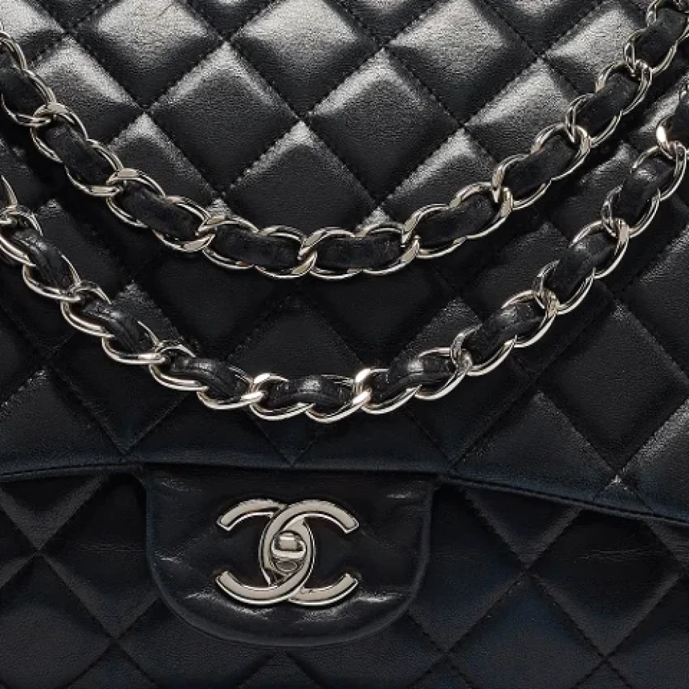Chanel Vintage Pre-owned Leather chanel-bags Black Dames
