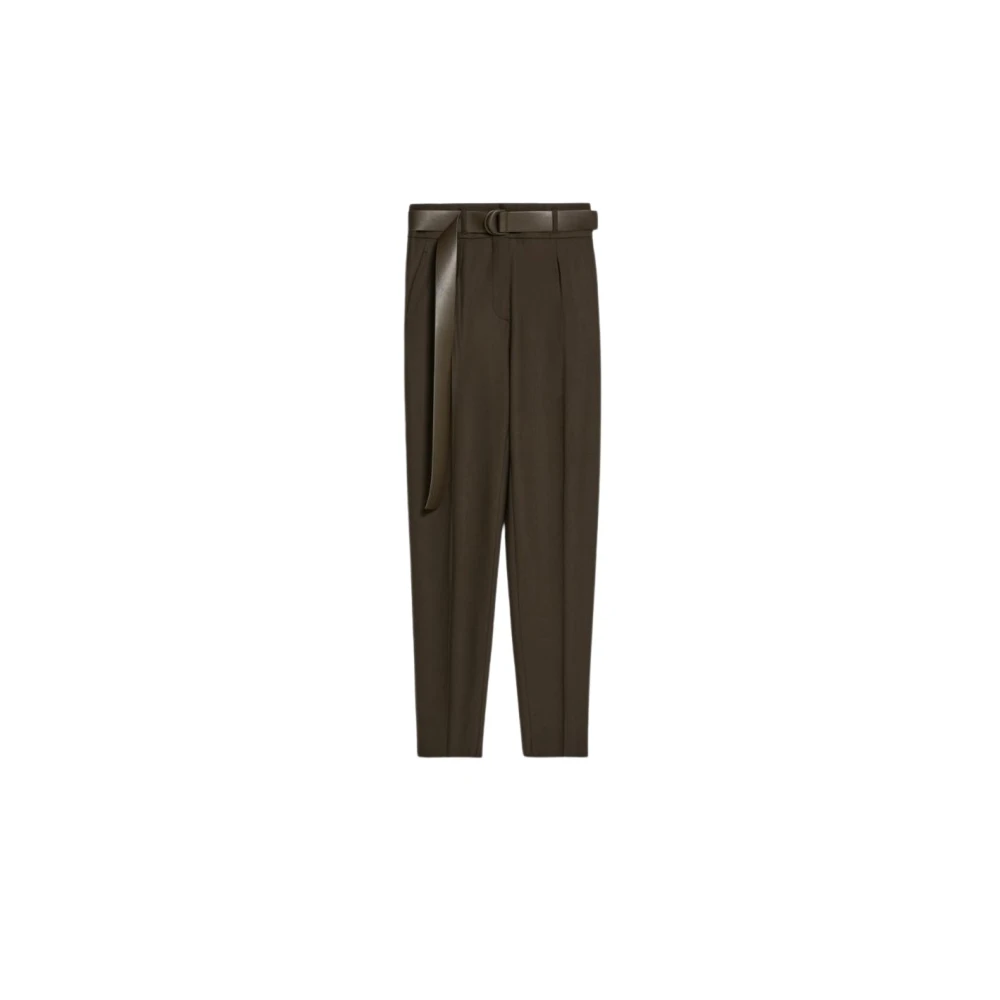 Max Mara Katoenen Broek Green Dames