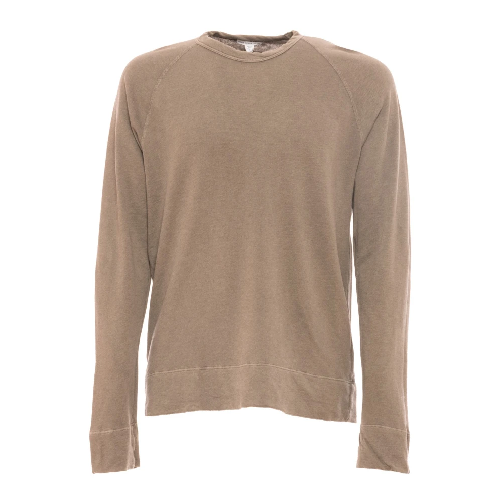 James Perse Stijlvol Sweatshirt Mxa3278 RRP Gray Heren