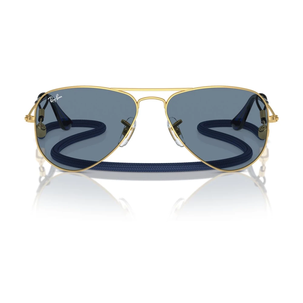 Ray-Ban Unisex Yellow Sunglasses, 52 Mm, Junior Aviator Sunglasses