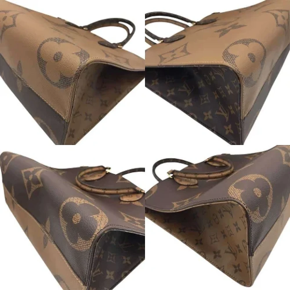 Louis Vuitton Vintage Pre-owned Canvas handbags Brown Dames