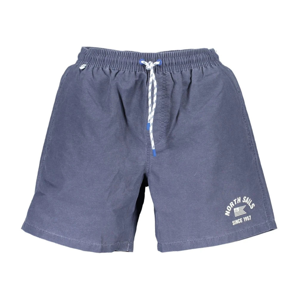 North Sails Men's Blue Beachwear,, Swim Boxer Shorts Small