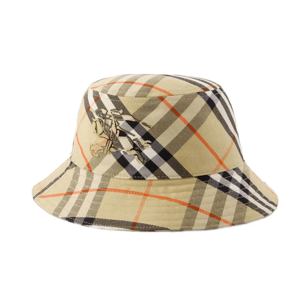 Burberry Unisex Beige Bias Check Bucket Hat