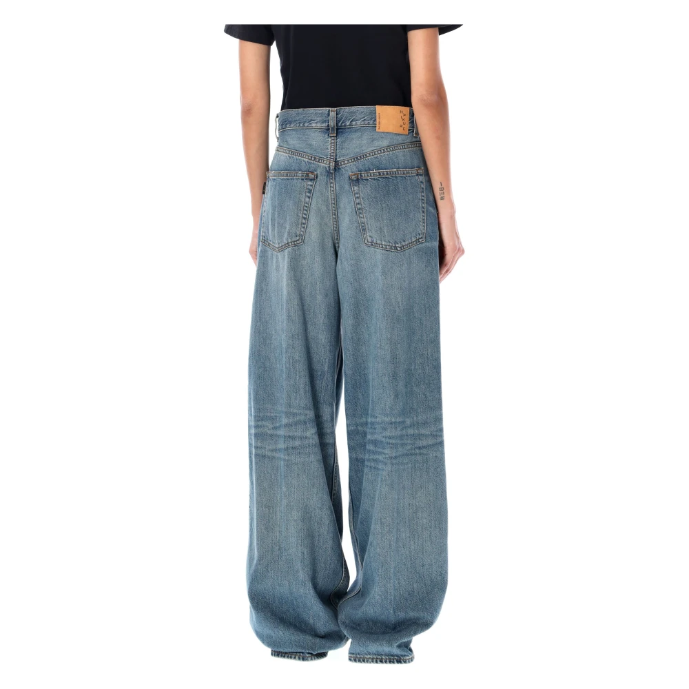 Haikure Blauwe Tencel Wide-Leg Jeans Blue Dames
