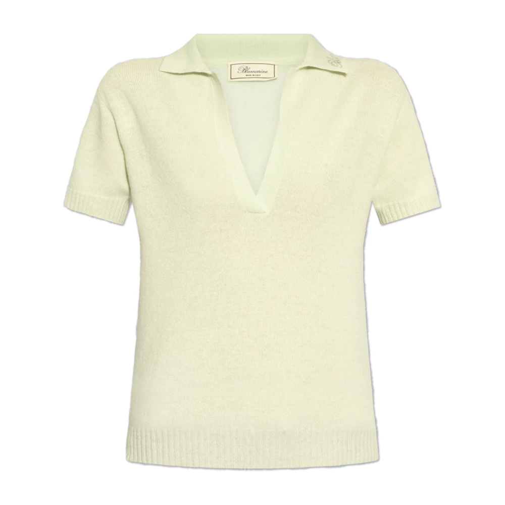 Blumarine Wollen Polo Green Dames