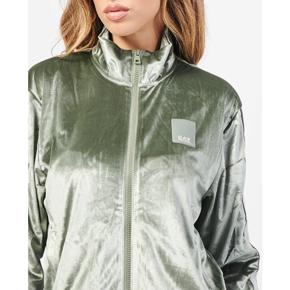 Emporio Armani Groene jurk met volledige rits Green Dames