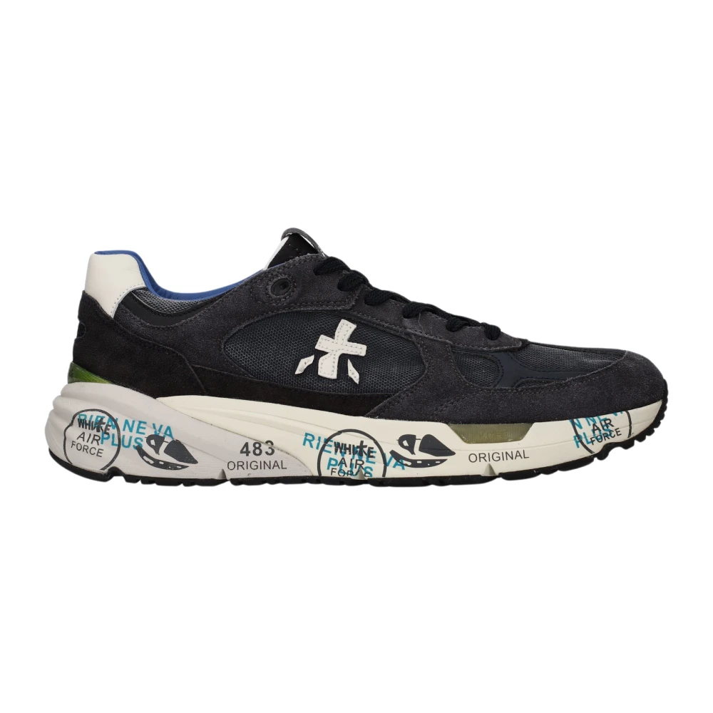 Premiata Men's Black Sneakers, 10 Uk, Mase 25