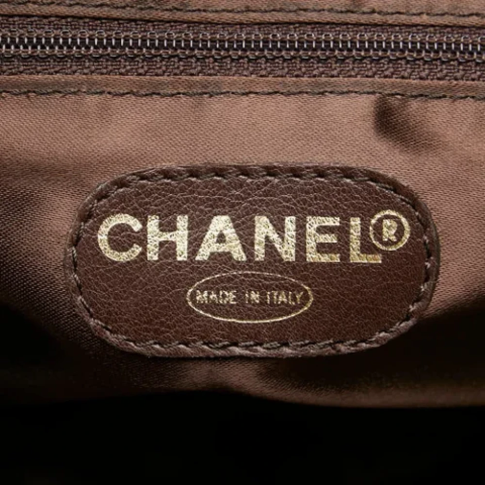 Chanel Vintage Pre-owned Suede chanel-bags Brown Dames