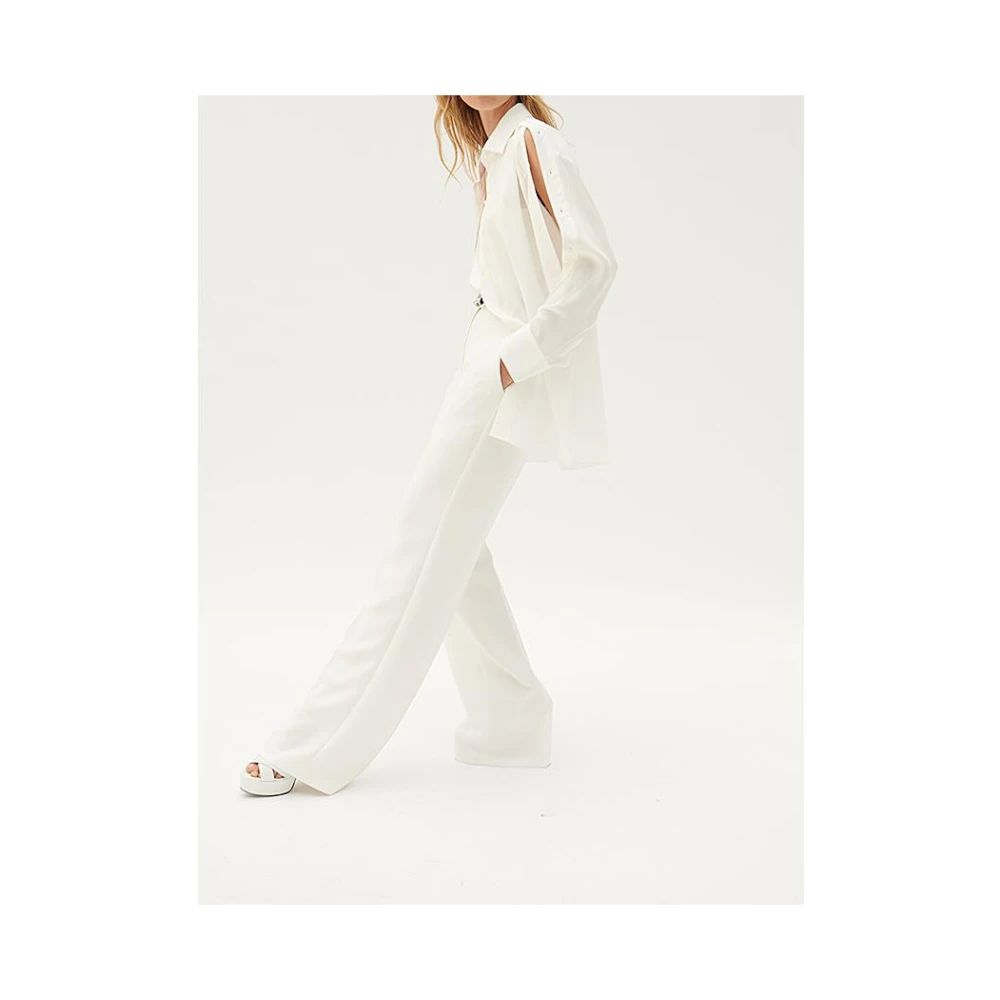 Barbara Bui Damesoverhemd met Knoopdetail White Dames