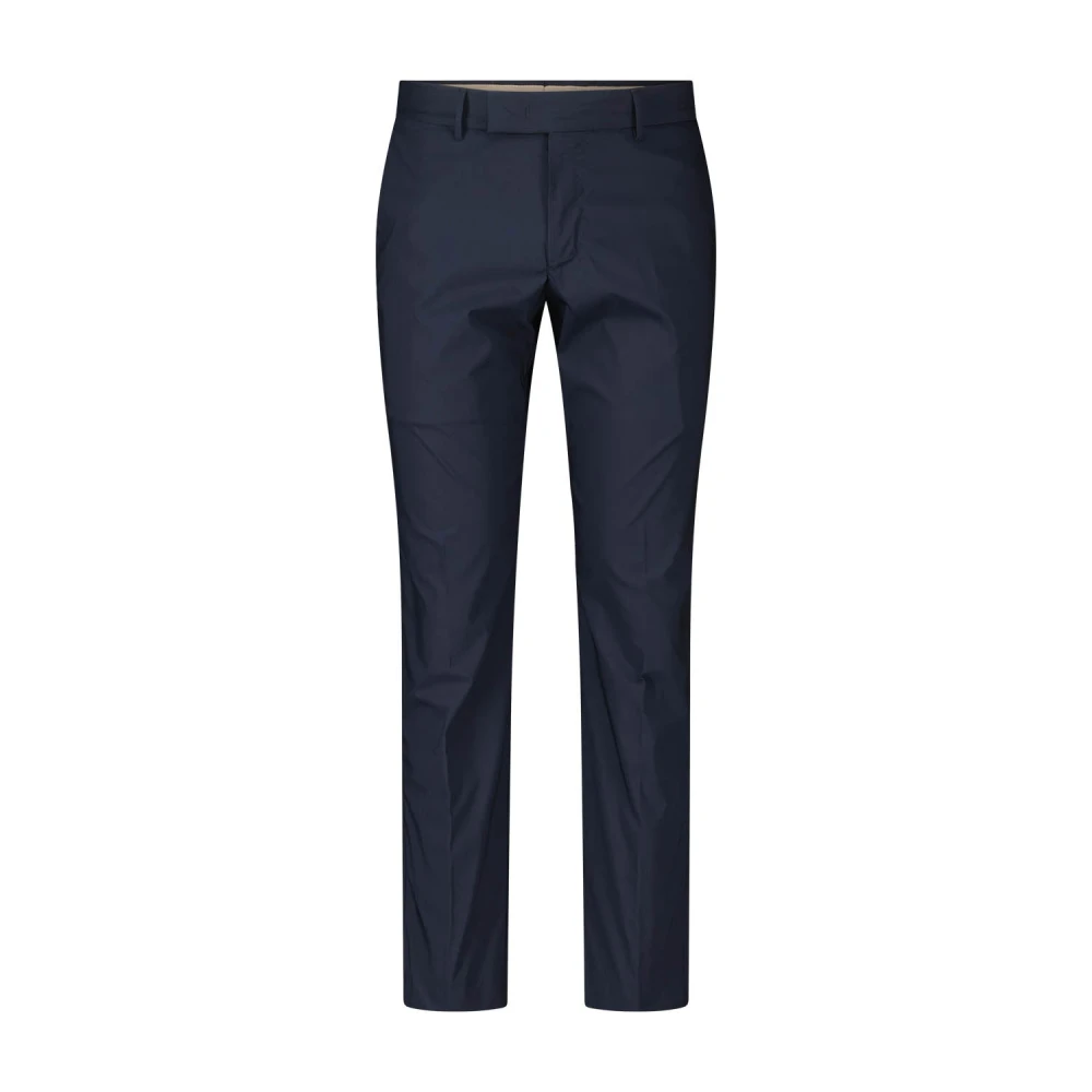PT Torino Katoenen Chino Broek met Afneembaar Detail Blue Heren