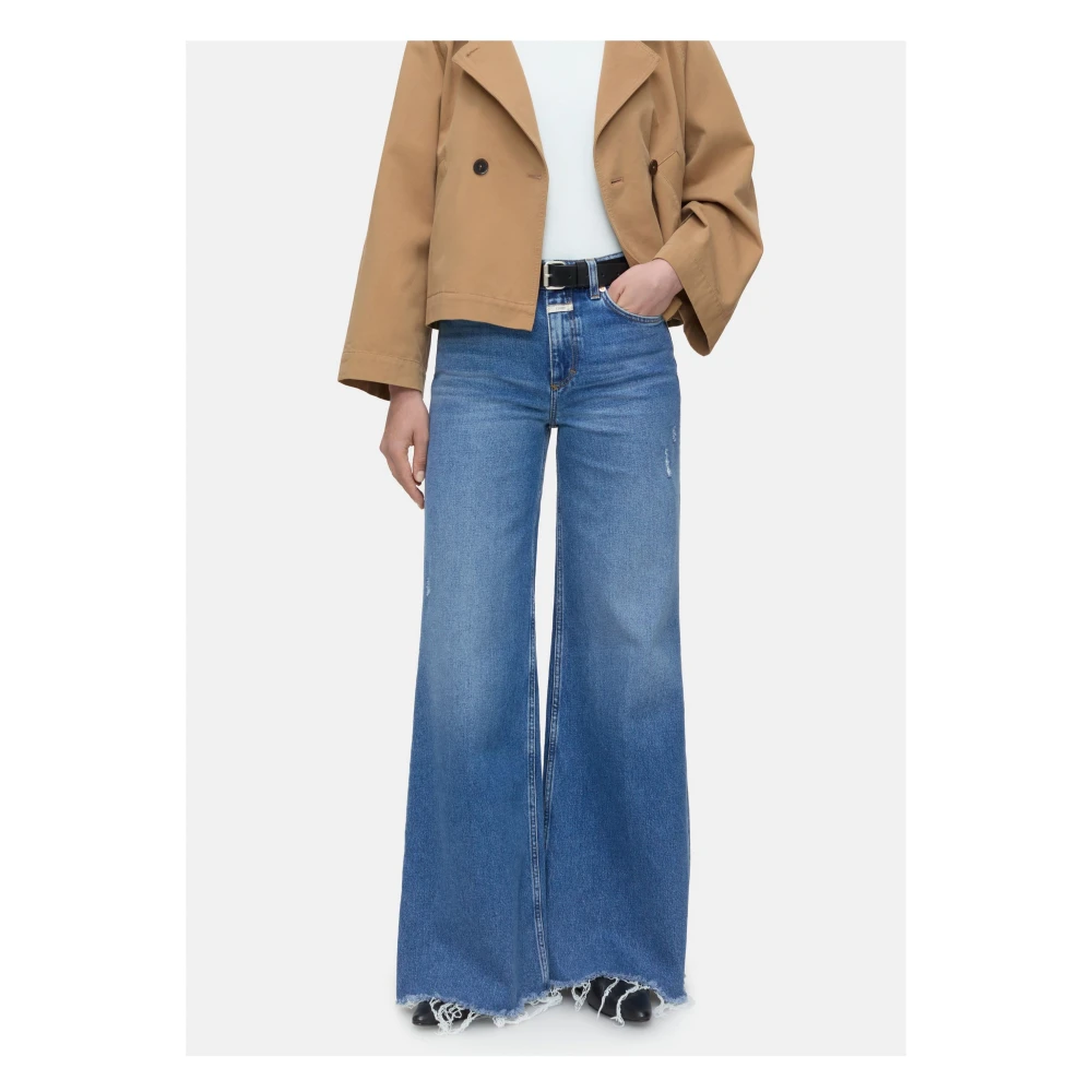 closed Glow-up Blauwe Jeans Blue Dames