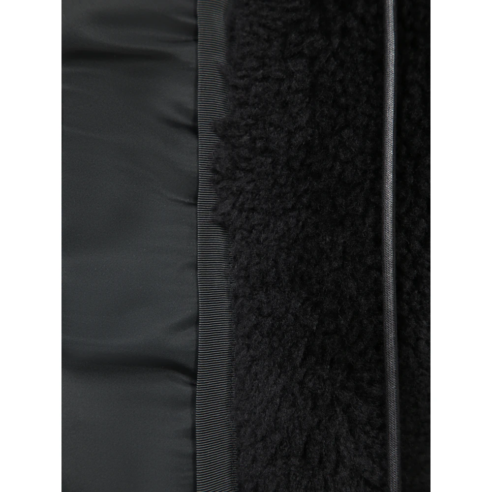 Sacai Zwarte jas voor vrouwen Aw24 Black Dames