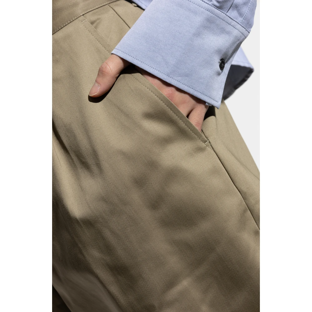 Ami Paris Broek met logo Green Heren