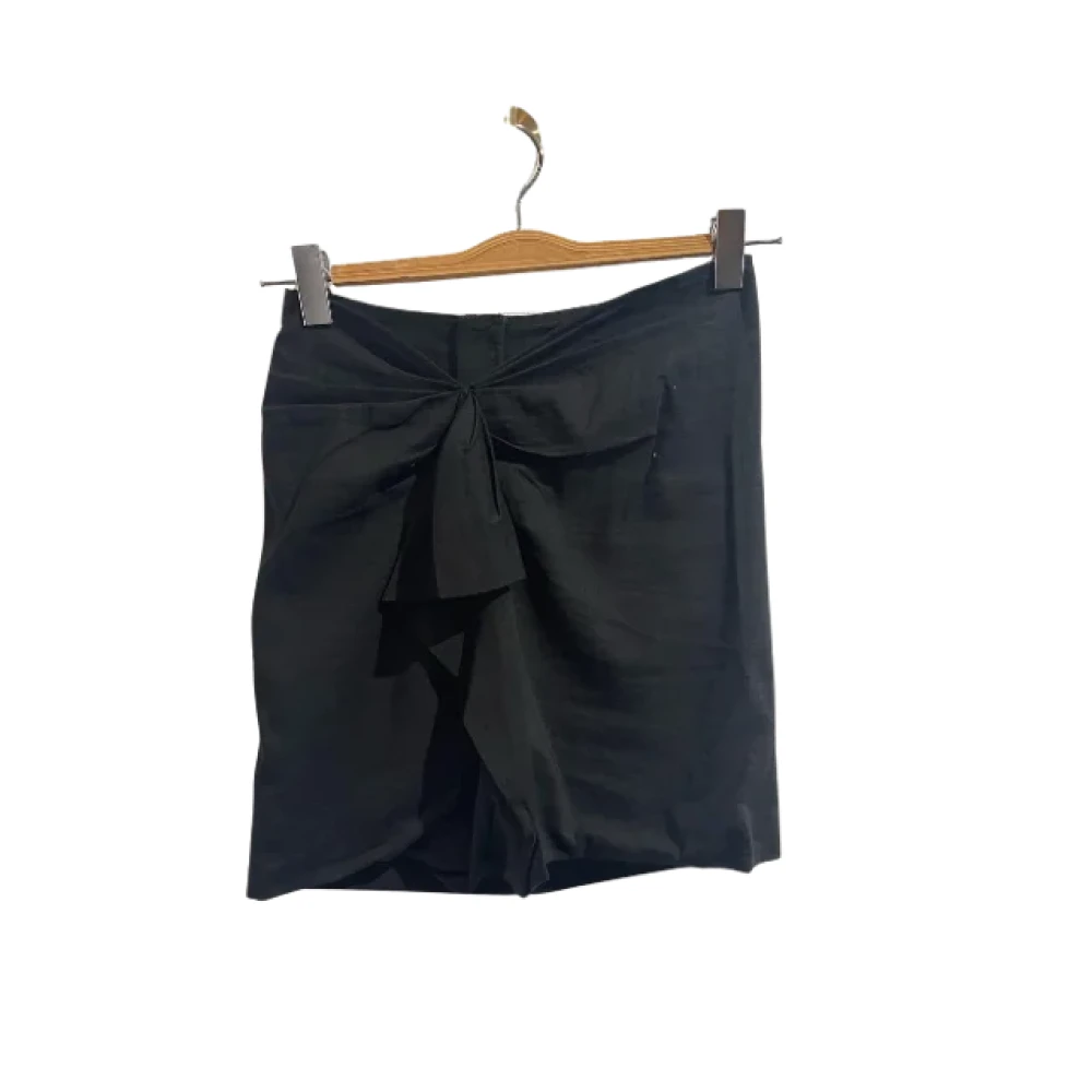 Isabel Marant Pre-owned Linen bottoms Black Dames