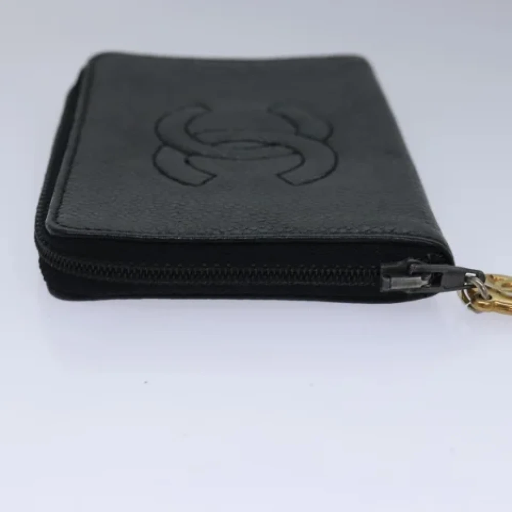 Chanel Vintage Pre-owned Leather key-holders Black Dames