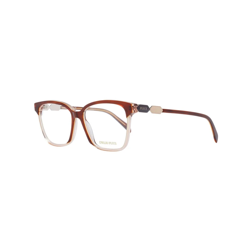 EMILIO PUCCI Bruine Vierkante Optische Frames voor Vrouwen Brown Dames