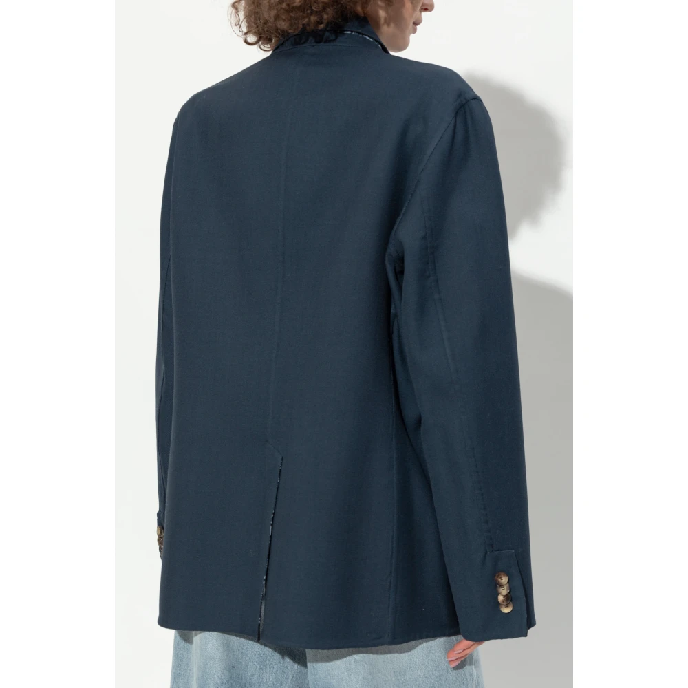 ETRO Gestreepte blazer Blue Dames