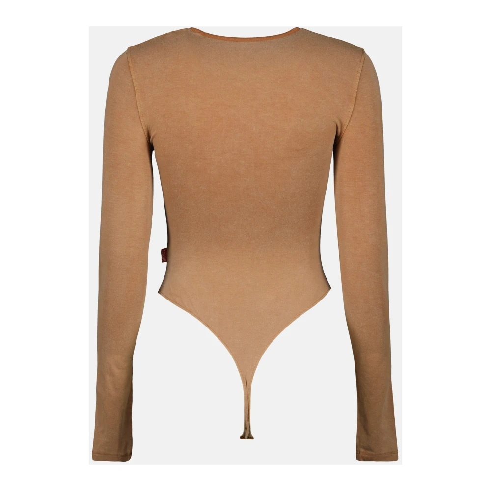 Diesel Beige T-Finne Body voor vrouwen Beige Dames