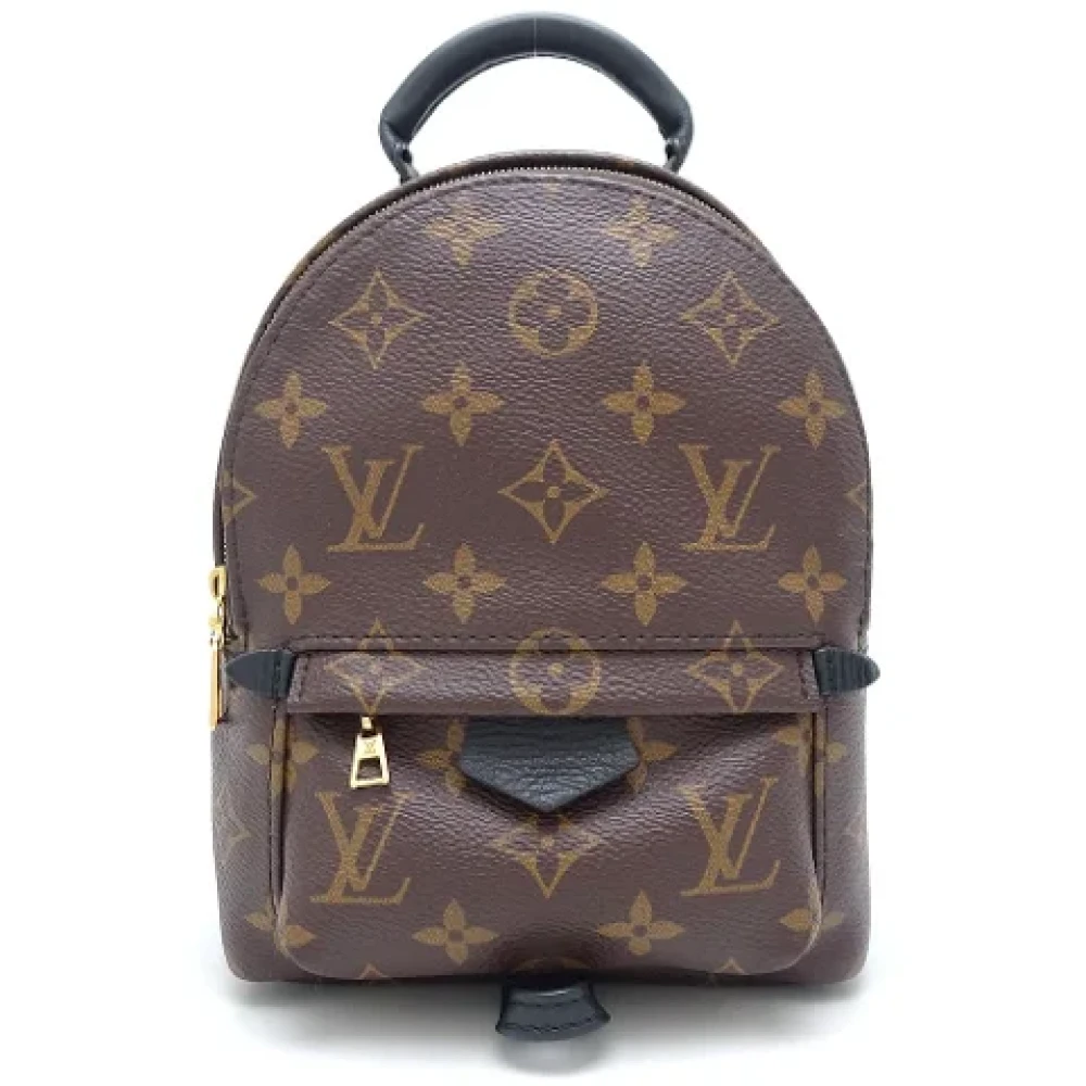 Louis Vuitton Vintage Pre-owned Canvas backpacks Brown Dames