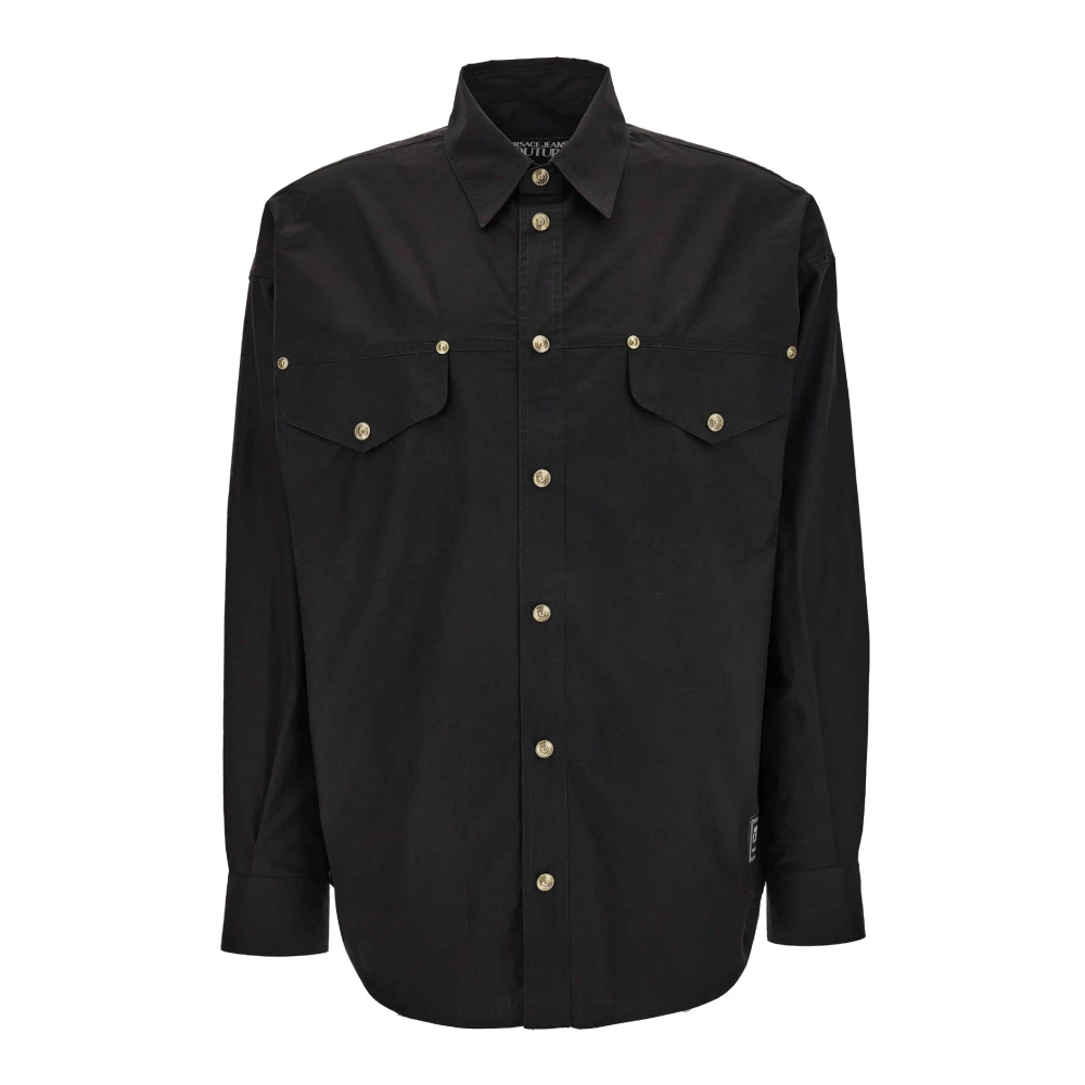 Versace Jeans Couture Overhemden Black Heren