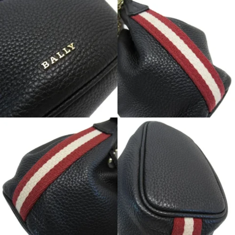 Bally Pre-owned Leather shoulder-bags Black Dames