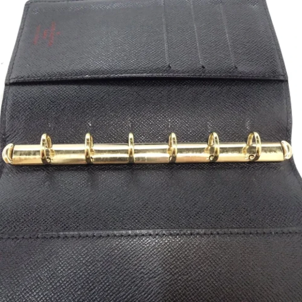 Louis Vuitton Vintage Pre-owned Leather home-office Black Dames