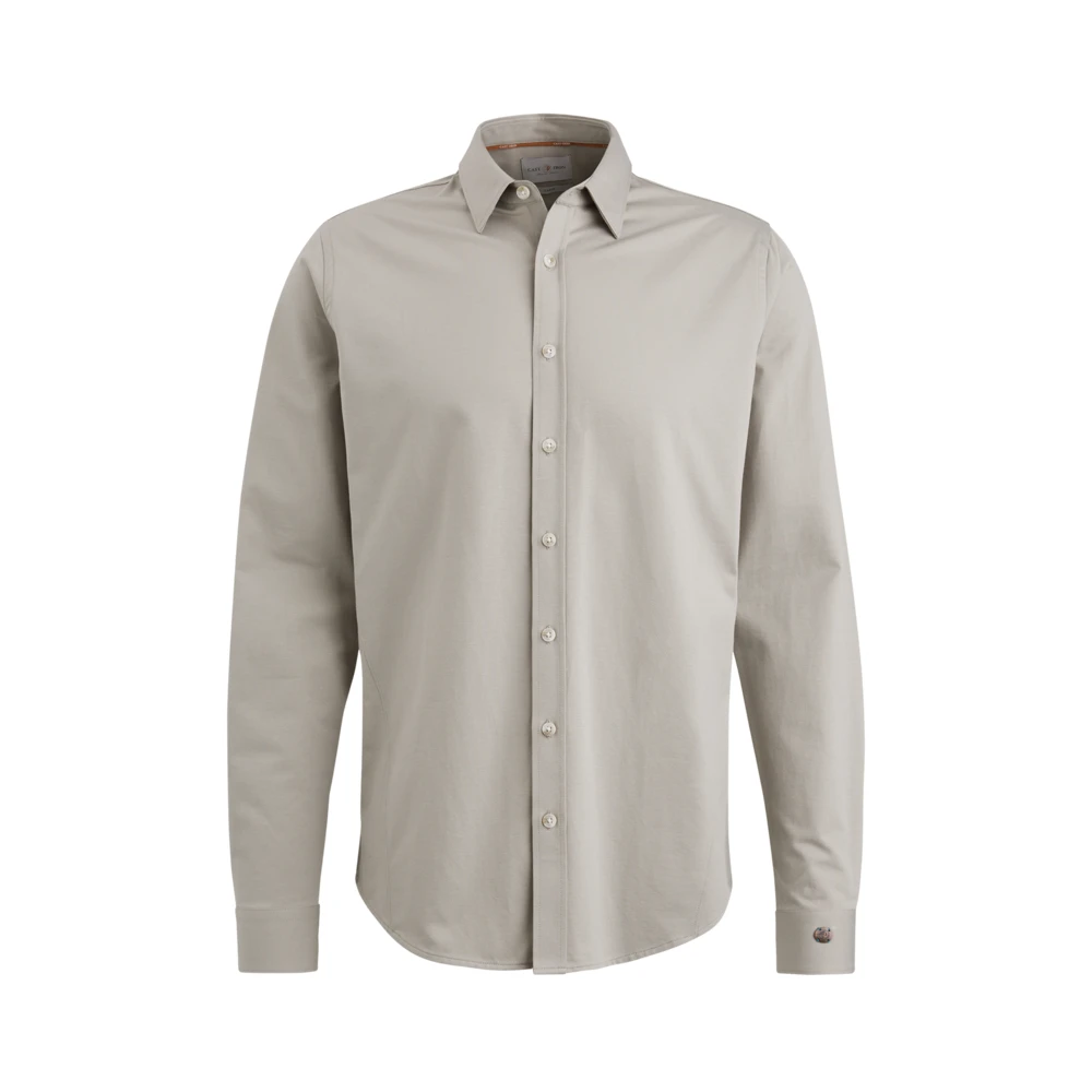 Cast Iron Twill Jersey 2 Tone Overhemd Gray Heren