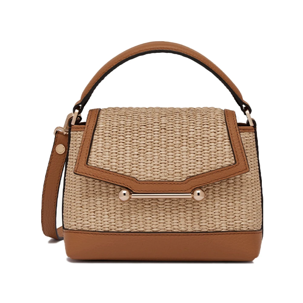 Strathberry Multicolor Handbags, Female, One Size, Mosaic Nano Raffia Handbag