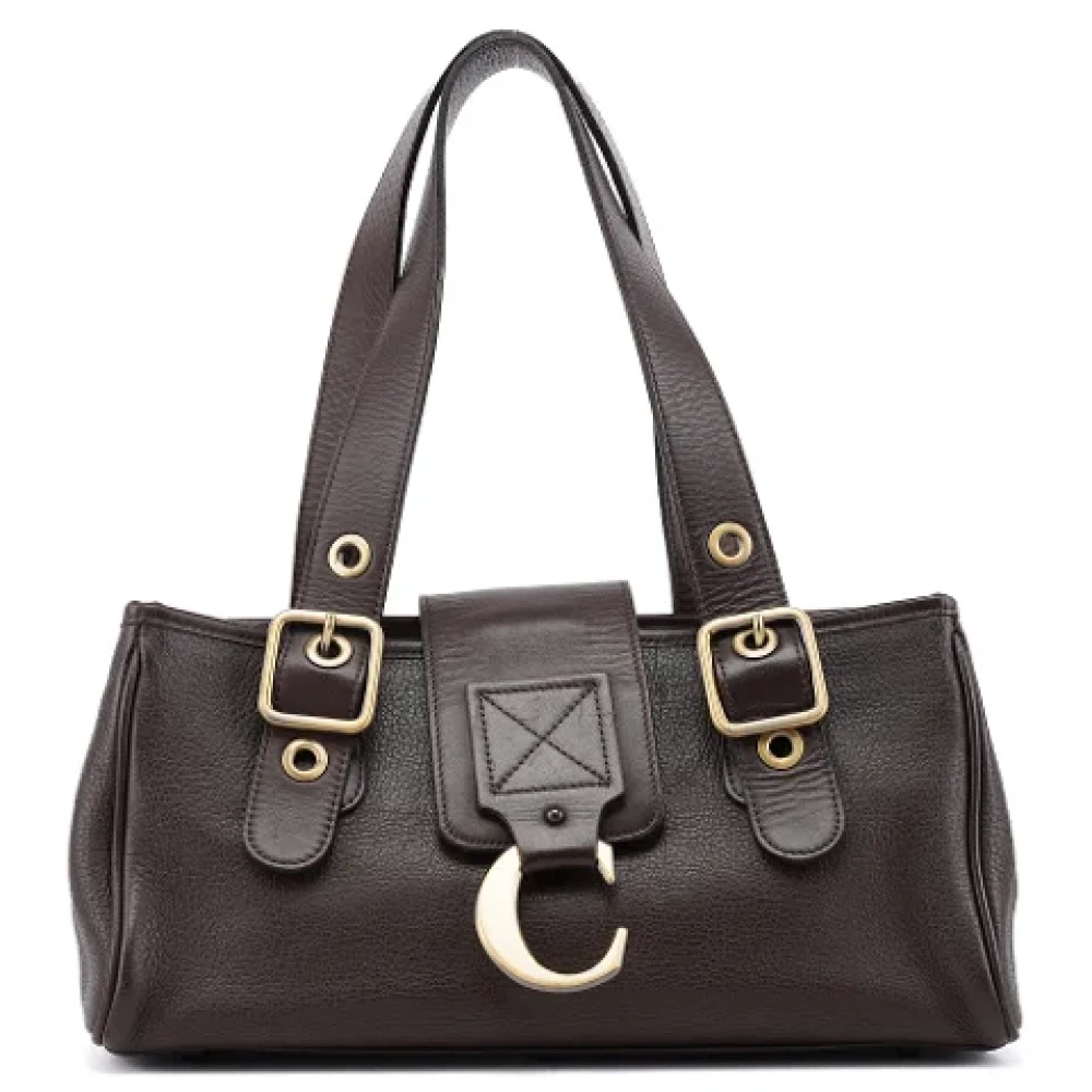 Chloé Pre-owned Leather totes Brown Dames
