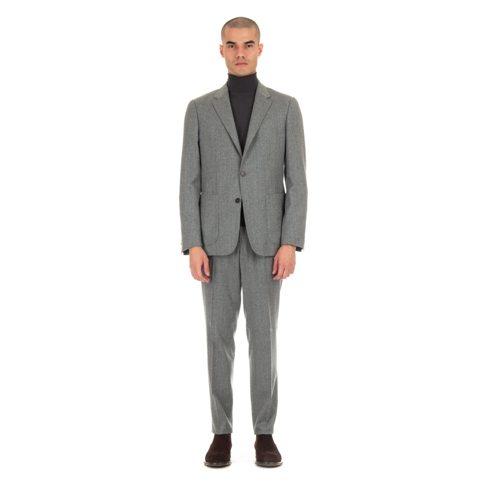 Suits > Suit Sets > Single Breasted Suits - - Zegna - Modalova