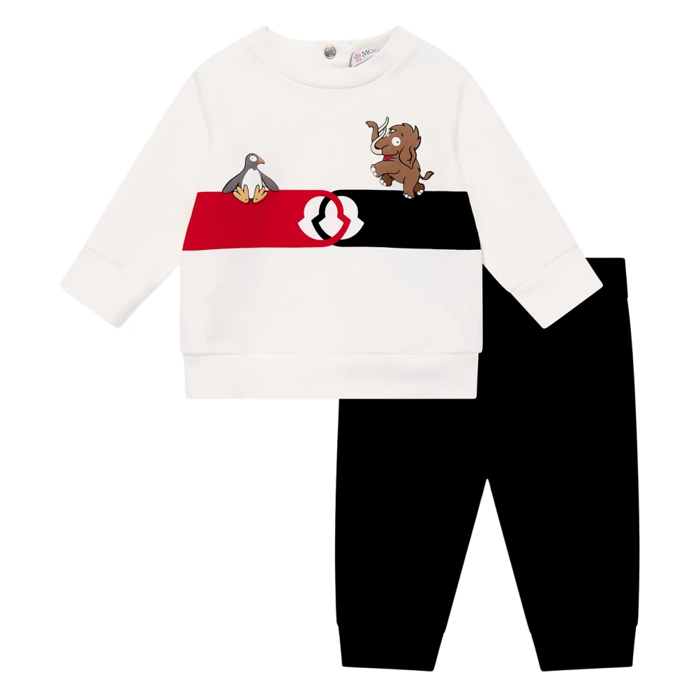 Moncler Boys Multicolor Branded Tracksuit Size 2 Y