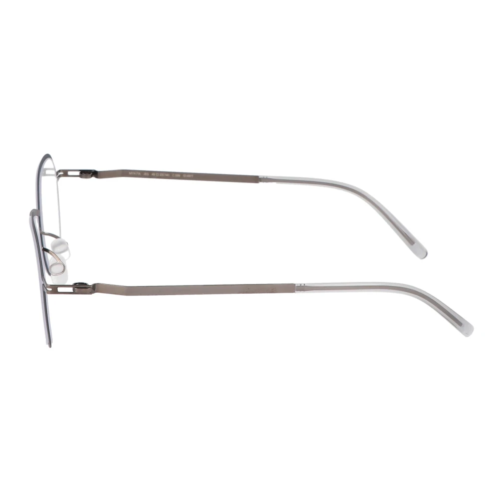 Mykita Moderne ronde metalen montuurbril Black Unisex