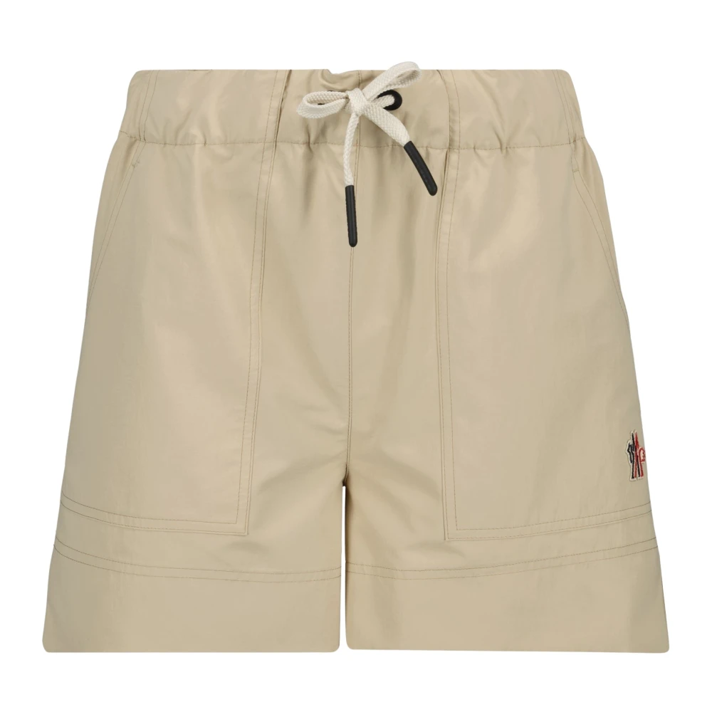 Moncler Beige Technische Shorts Lente-Zomer 2025 Beige Dames