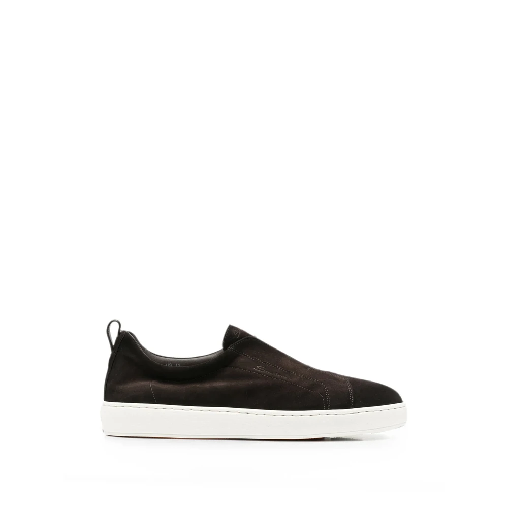 Santoni Barit Sneaker Heren Schoenen Bruin
